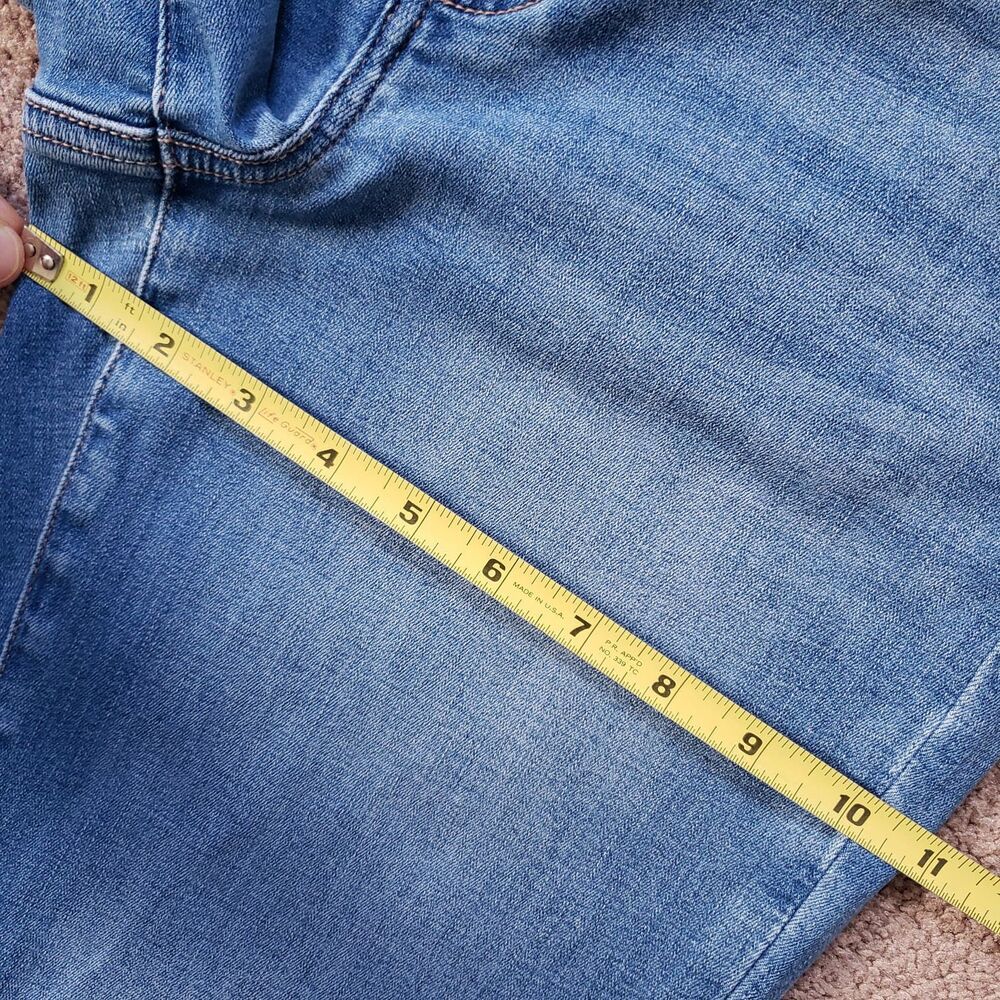 American Eagle Kick Boot Jeans Next Level Stretch Med Wash Flare Size 10 Reg Y2k - Picture 9 of 11